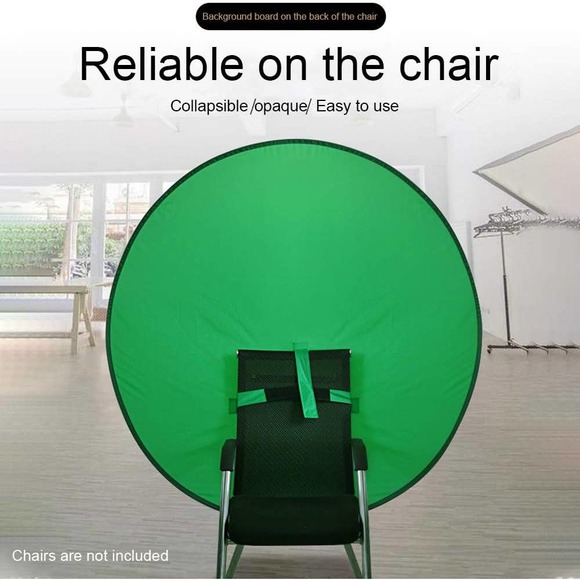 NIB-75 cm Pop Up Green Screen Background Circular Chair Attachment - Picture 1 of 5